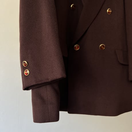 90's cashmere double jacket
