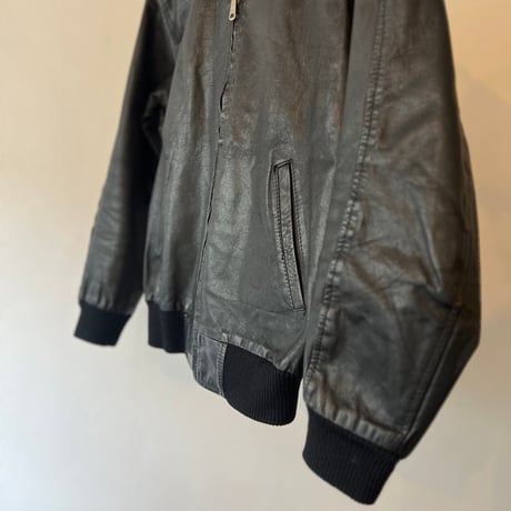 80's leather blouson
