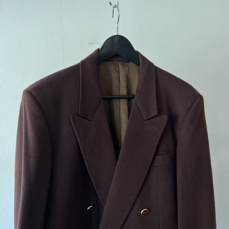 90's cashmere double jacket