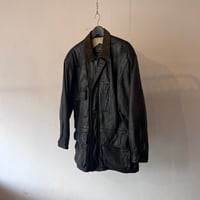 80's umberto olivieri leather jacket made in it