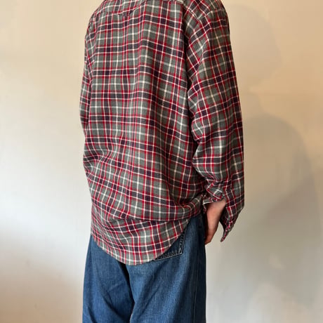 70's〜80's western check shirt