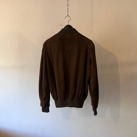90's suède blouson jacket