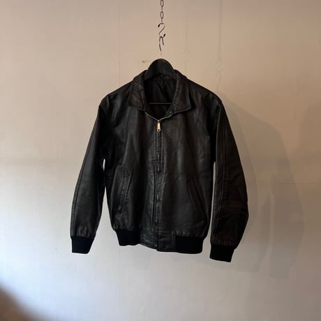 80's leather blouson