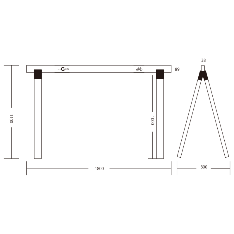 can-onGstyle木製サイクルスタンド(受注生産 | 観音寺WEB商店街