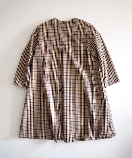 Courbet（クールベ）コットンチェックコート/Atelier d'antan