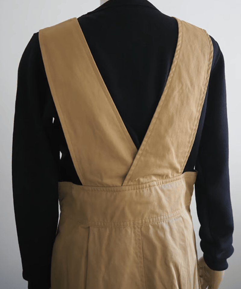 【美品】cft.suspender wrap saropetto PT ACETATE BRIGHT TWILL SALOPETTE | ALL IN ONE | SACRA（サクラ