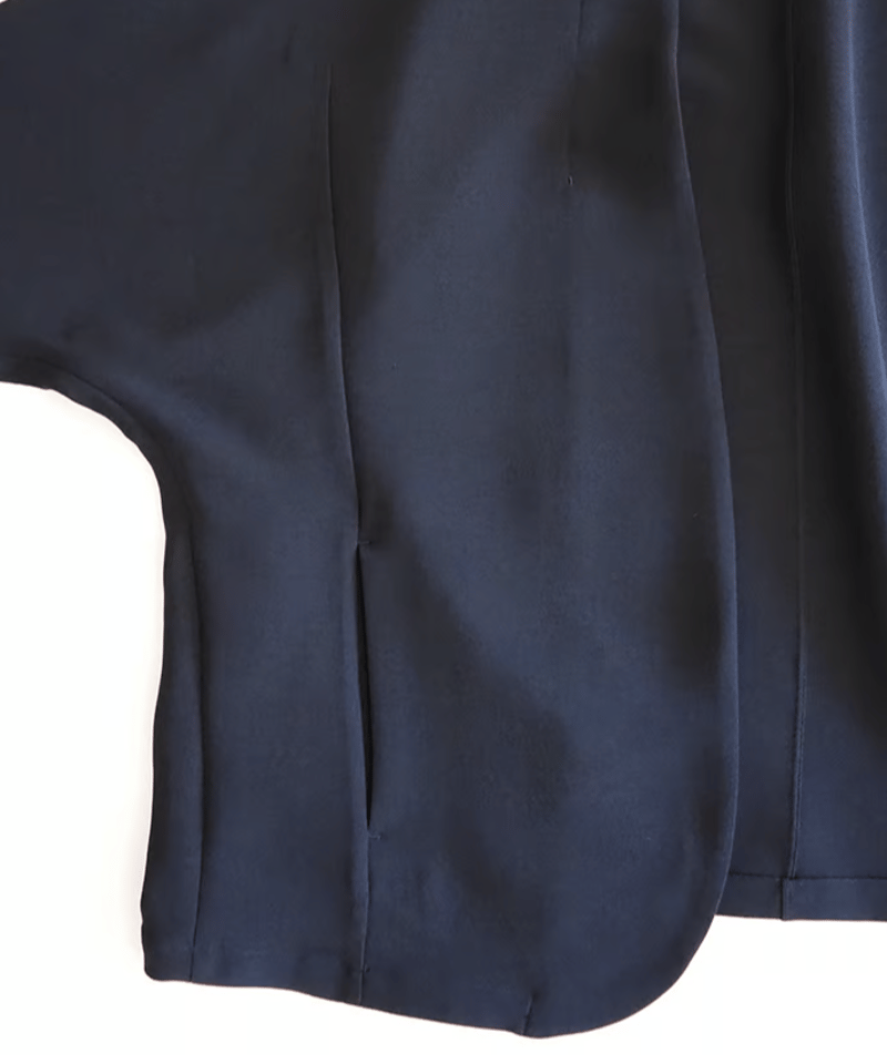 ポリエステルドレープダブルクロスドルマンジャケット/NO CONTROL AIR