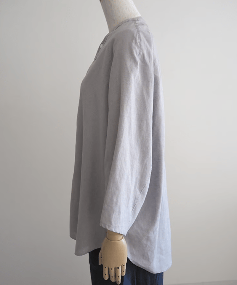 FIRMUM リネンコットン フードシャツ 定価4万】フィルマム FIRMUM FAODSH リネンコットンブレンド