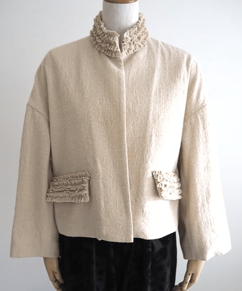 新品/R&D.M.Co- FRILL DECORATION JACKET 新品/R&D.M.Co- FRILL DECORATION JACKET