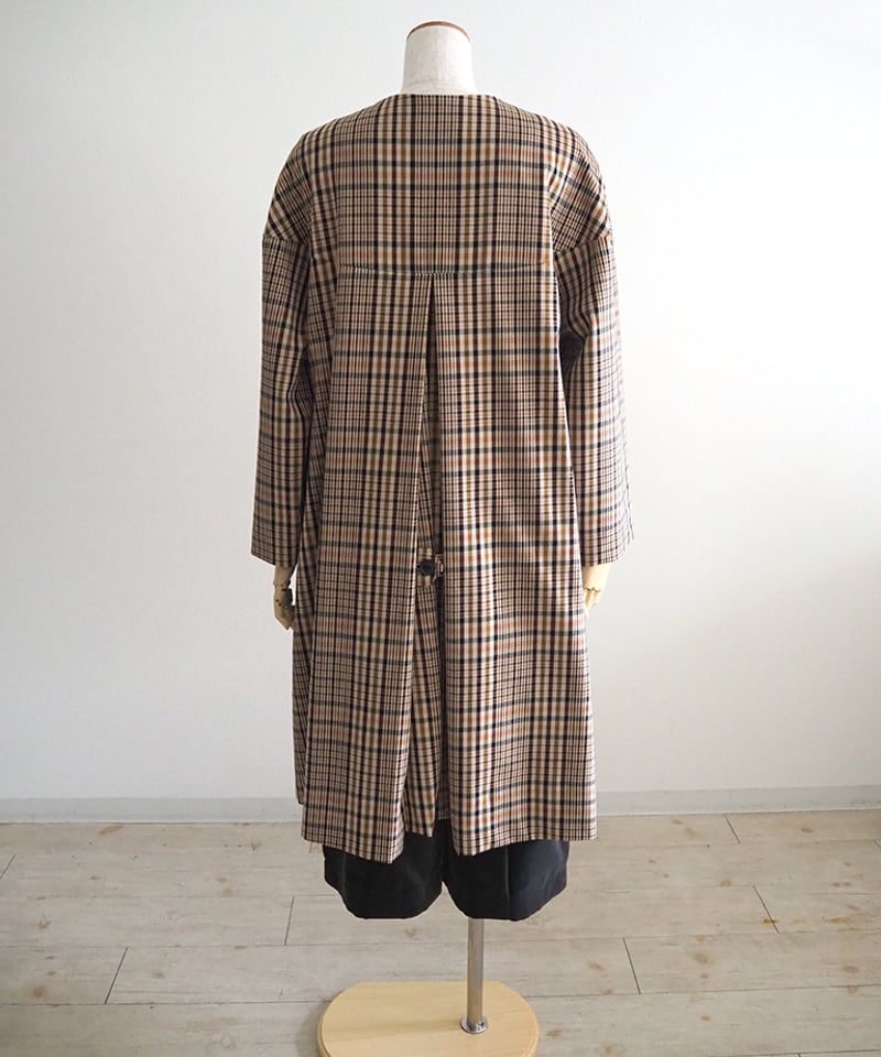 Courbet（クールベ）コットンチェックコート/Atelier d'antan | DONOVAN