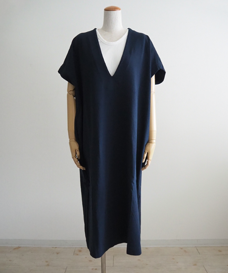 BDインレイVネックワンピース/ゴーシュ | DONOVAN