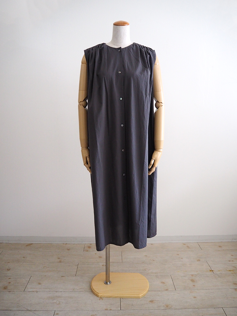 美品 エヴァムエヴァ evam eva シルクギャザーワンピース シャーリング