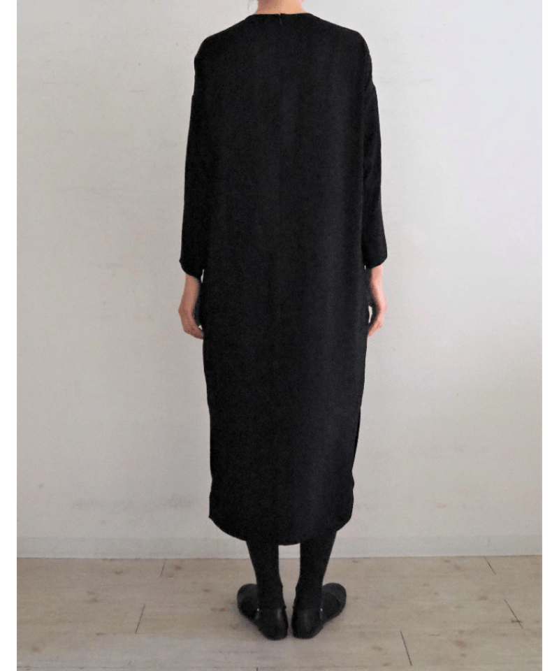 アセテート&ポリエステルライトクレープダブルクロスロング