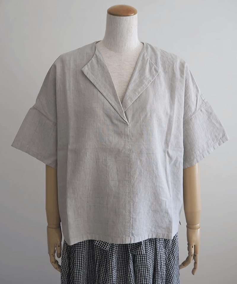 evam eva リネンパターンプルオーバー　 リネンパンツ　おまとめ2点 evam eva リネンパターンプルオーバー リネンパンツおまとめ2点