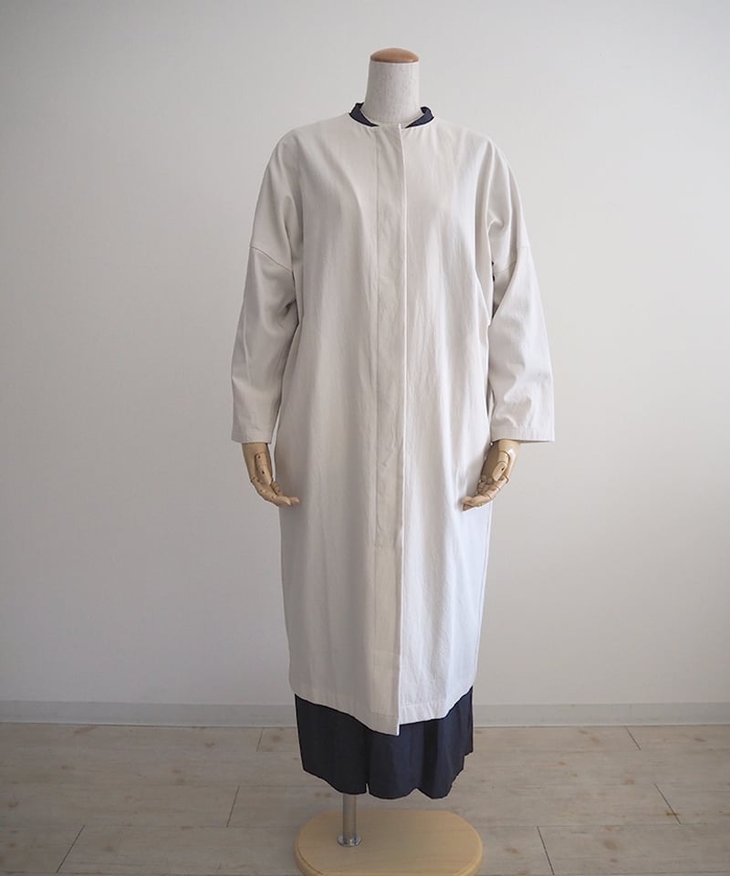 ノーカラーコート/evam eva | DONOVAN