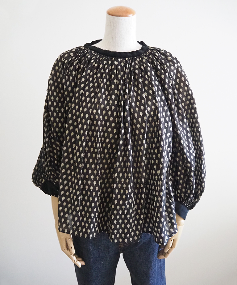 R&D.M.Co オールドマンズテーラーアーティチョークタックコットン スモック R&D.M.Co オールドマンズテーラーアーティチョークタックコットン スモック