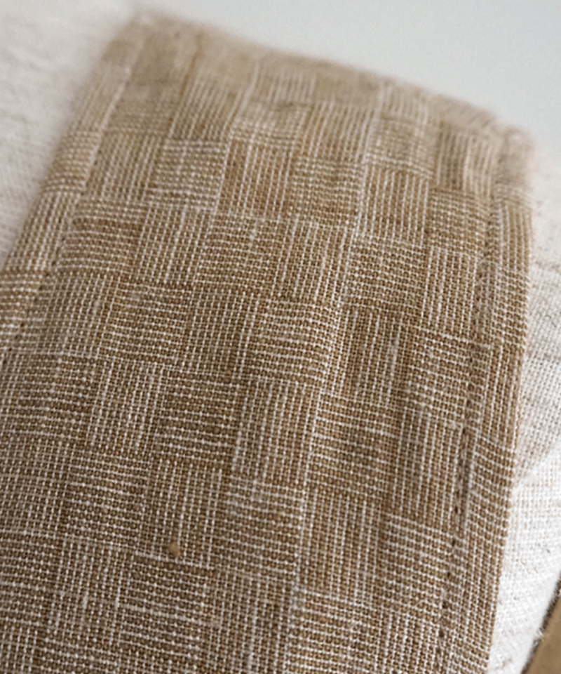 美品　チヴィディーニ　ノースリーブワンピース　リネン100 ブラウン　44 美品 チヴィディーニ ノースリーブワンピース リネン100