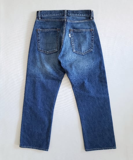 ストレートデニムパンツ（ビンテージライク）/R&D.M.co-