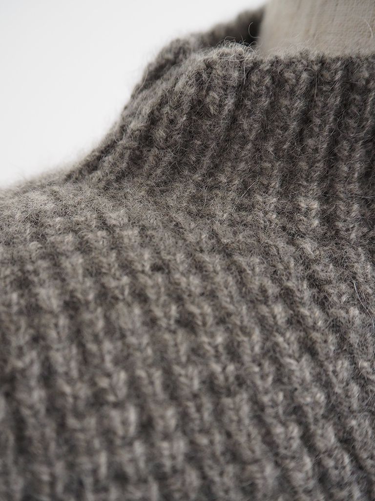 evameva カシミヤ プルオーバー カシミア畦プルオーバー/evam eva | DONOVAN