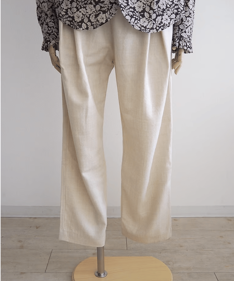 ウールタックパンツ/evam eva | DONOVAN 