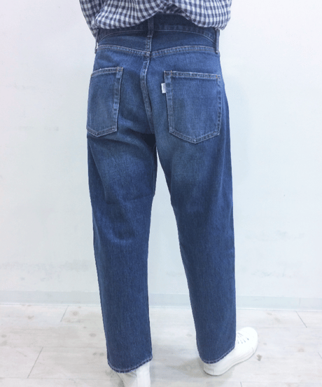 ストレートデニムパンツ（ビンテージライク）/R&D.M.co-