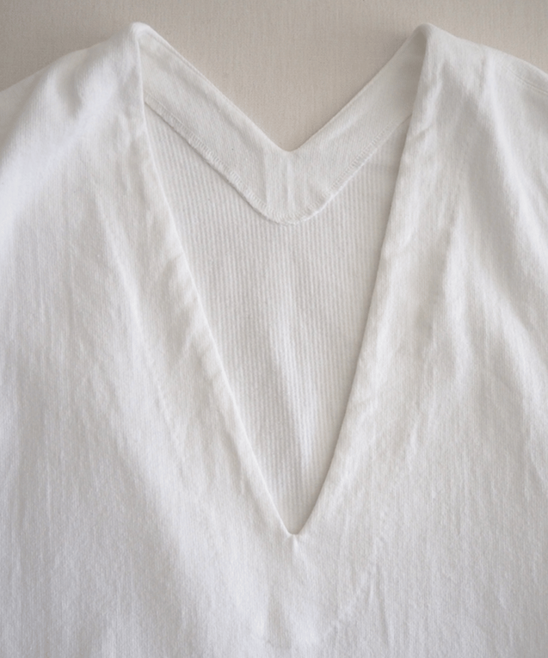 ゴーシュ ♡ BDインレイVネックワンピース　ブラック gauche ゴーシュ ♡ BDインレイVネックワンピース ブラック gauche