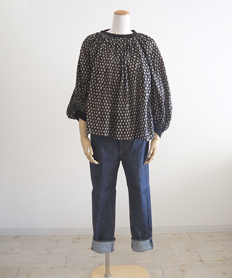 R&D.M.Co オールドマンズテーラーアーティチョークタックコットン スモック R&D.M.Co オールドマンズテーラーアーティチョークタック