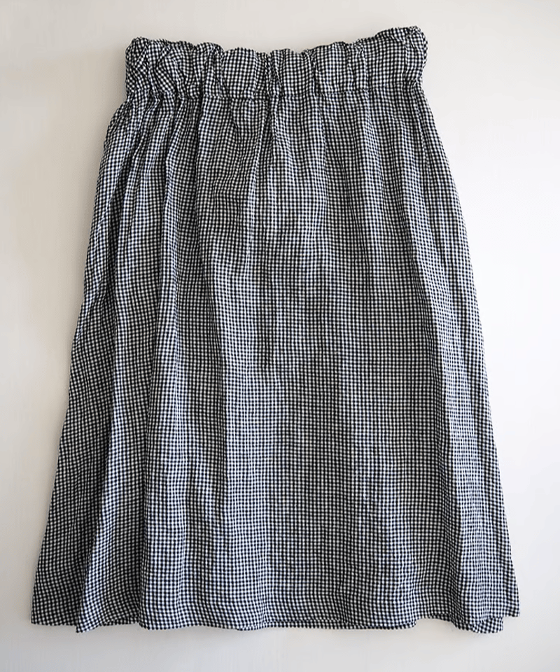 鉄刀木　daniela gregis ヘビーリネン100スカート　新品 Babilee（バビリー）リネンスカート/Atelier d'antan | DONOVAN