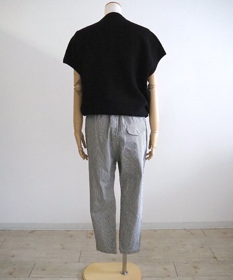 コットンヒッコリーテーパードパンツ/ゴーシュ | DONOVAN