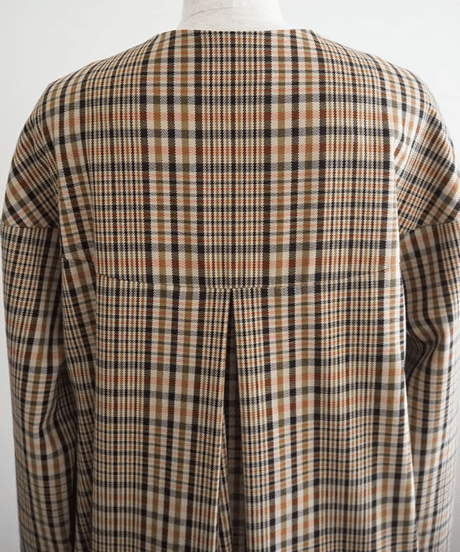Courbet（クールベ）コットンチェックコート/Atelier d'antan