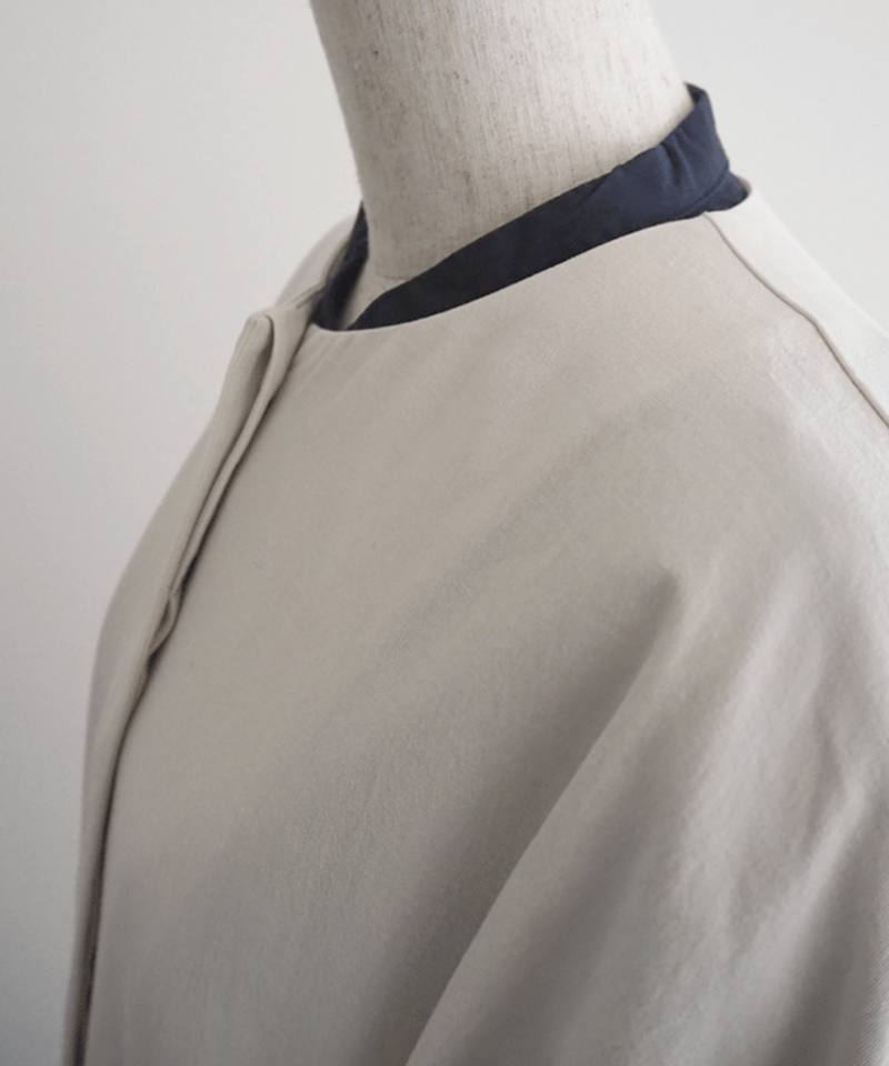 ノーカラーコート/evam eva | DONOVAN