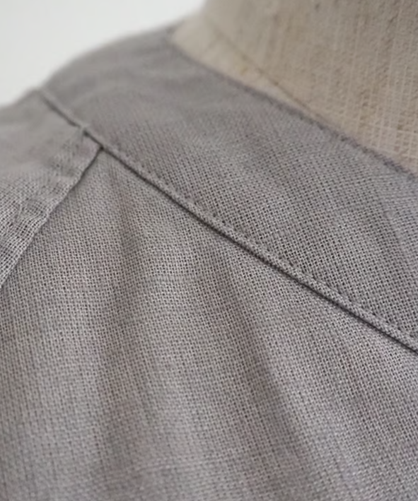 FIRMUM リネンコットン フードシャツ 定価4万】フィルマム FIRMUM FAODSH リネンコットンブレンド