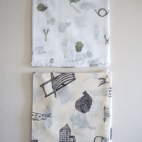R&D.M.Co-オールドマンズテーラーリネンガーゼジャケット　赤　Ｍ R&D.M.Co-（オールドマンズテーラー）｜GARDEN GAUZE SHAWL