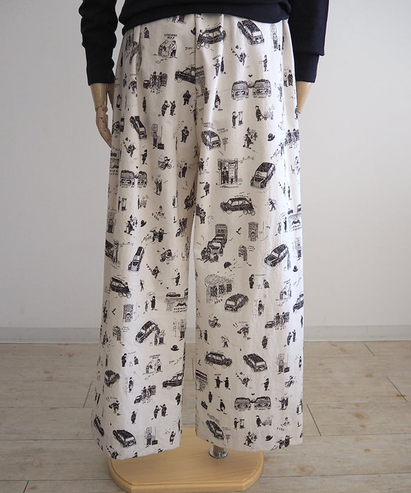 WHERE IS MY DOG？リラックスパンツ/R&D.M.co- | DONOVAN