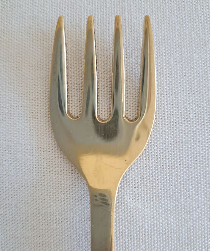 韓国式フォーク大（2本セット）/真鍮製カトラリー | DONOVAN