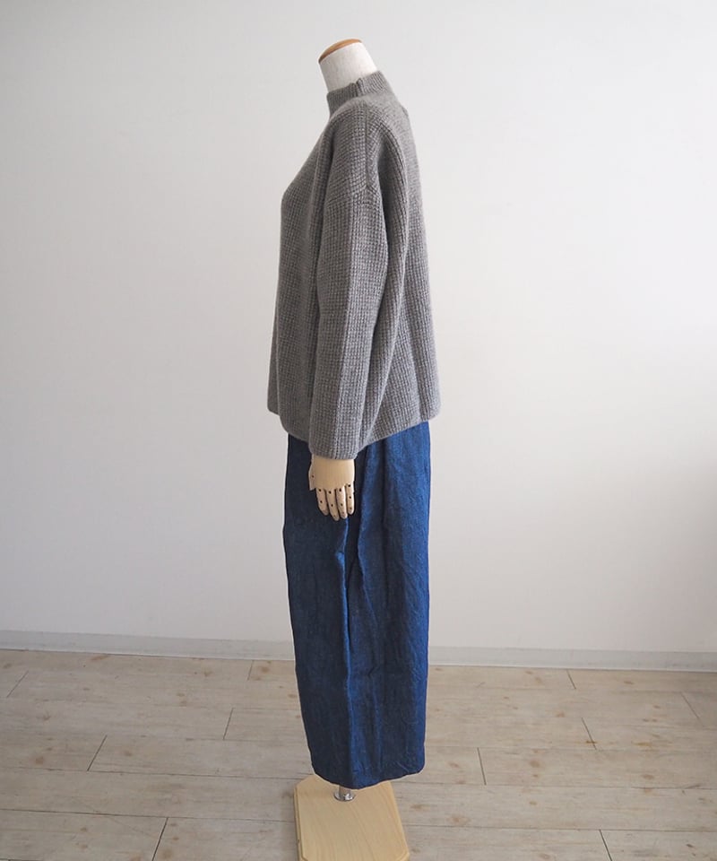 evameva カシミヤ プルオーバー カシミア畦プルオーバー/evam eva | DONOVAN