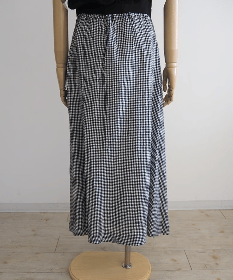 アトリエダンダン Atelier d'antan 神戸 チェックスカート【F