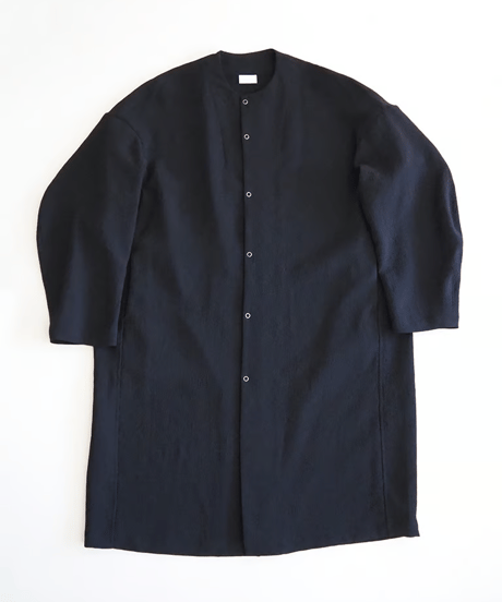 【良品】NO CONTROL AIR ノーカラー 中綿コート N38 日本製 中古・古着通販】ウールポリエステル ストレッチカルゼ