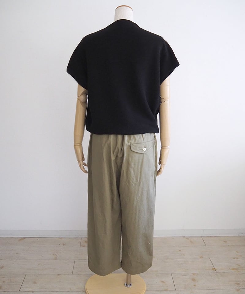 スレンヘリンボンワイドパンツ/ゴーシュ | DONOVAN