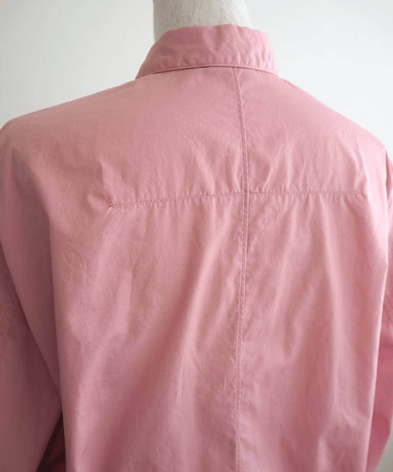 コーミングコットンブロード台襟付きシャツカラー/NO CONTROL AIR