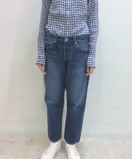 ストレートデニムパンツ（ビンテージライク）/R&D.M.co-