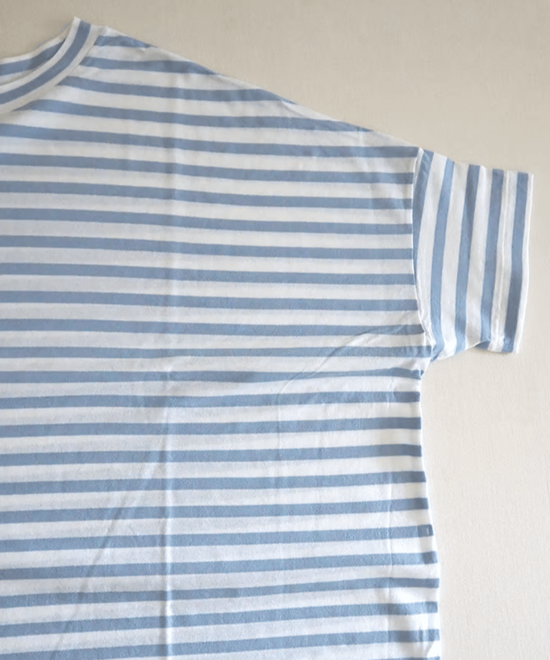 ガーゼボーダーオーバーサイズH/Tシャツ/R&D.M.co- | DONOVAN