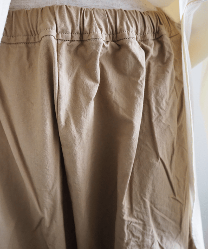 Gauze# リネンアトリエパンツ Gauze (ガーゼ) インディゴアトリエパンツ