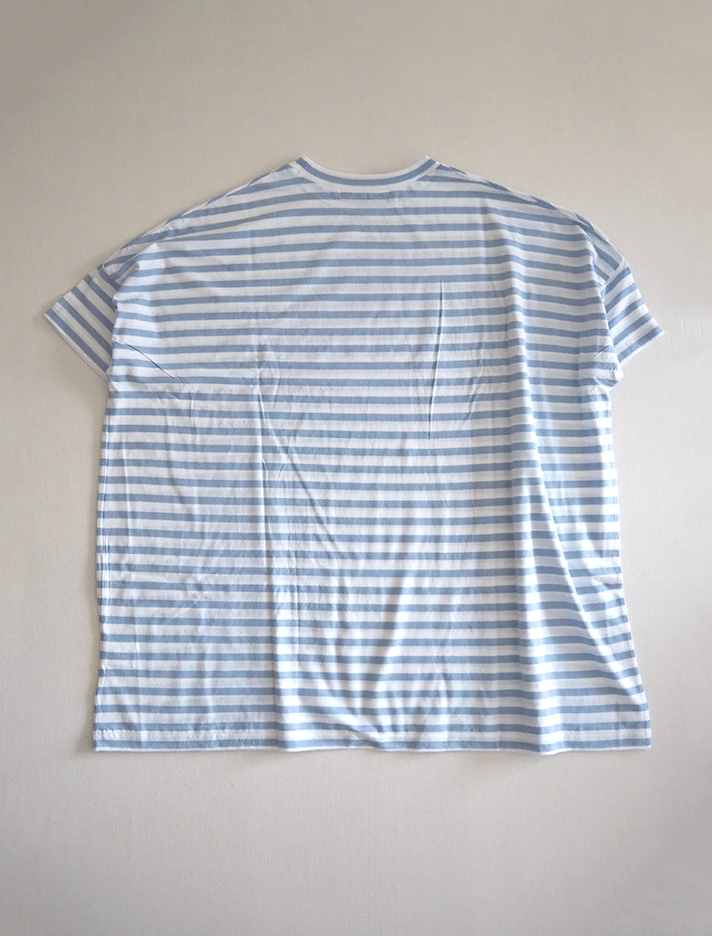 ガーゼボーダーオーバーサイズH/Tシャツ/R&D.M.co- | DONOVAN