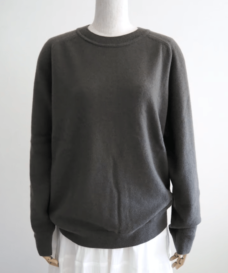 evameva カシミヤ プルオーバー evameva (エヴァムエヴァ) cashmere pullover / カシミアプルオーバー