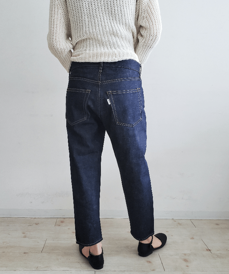 テーパードデニムパンツ（リジッド）/R&D.M.co- | DONOVAN