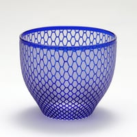 冷茶 涼輪文様 瑠璃