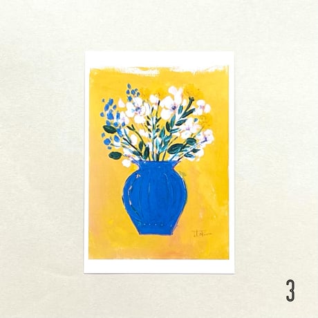 POST CARD with FLOWER