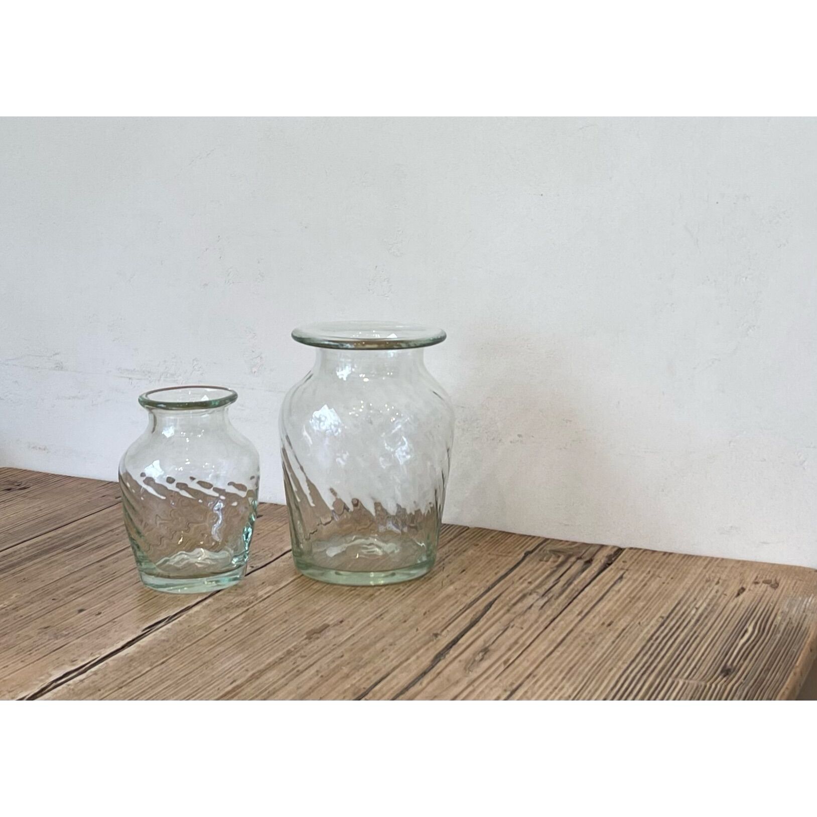 GLASS FLOWER VASE【壺型/clear/large】 | Boutique La