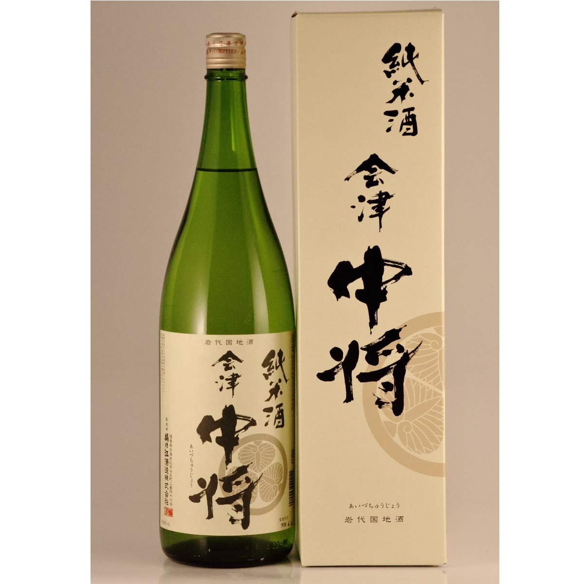 会津中将 純米酒 1.8L【専用化粧箱付】 | 旭屋 Online Shop